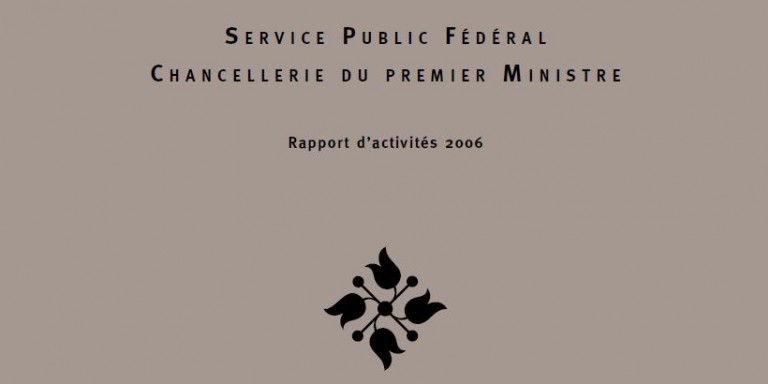 couverture rapport d'activités 2006